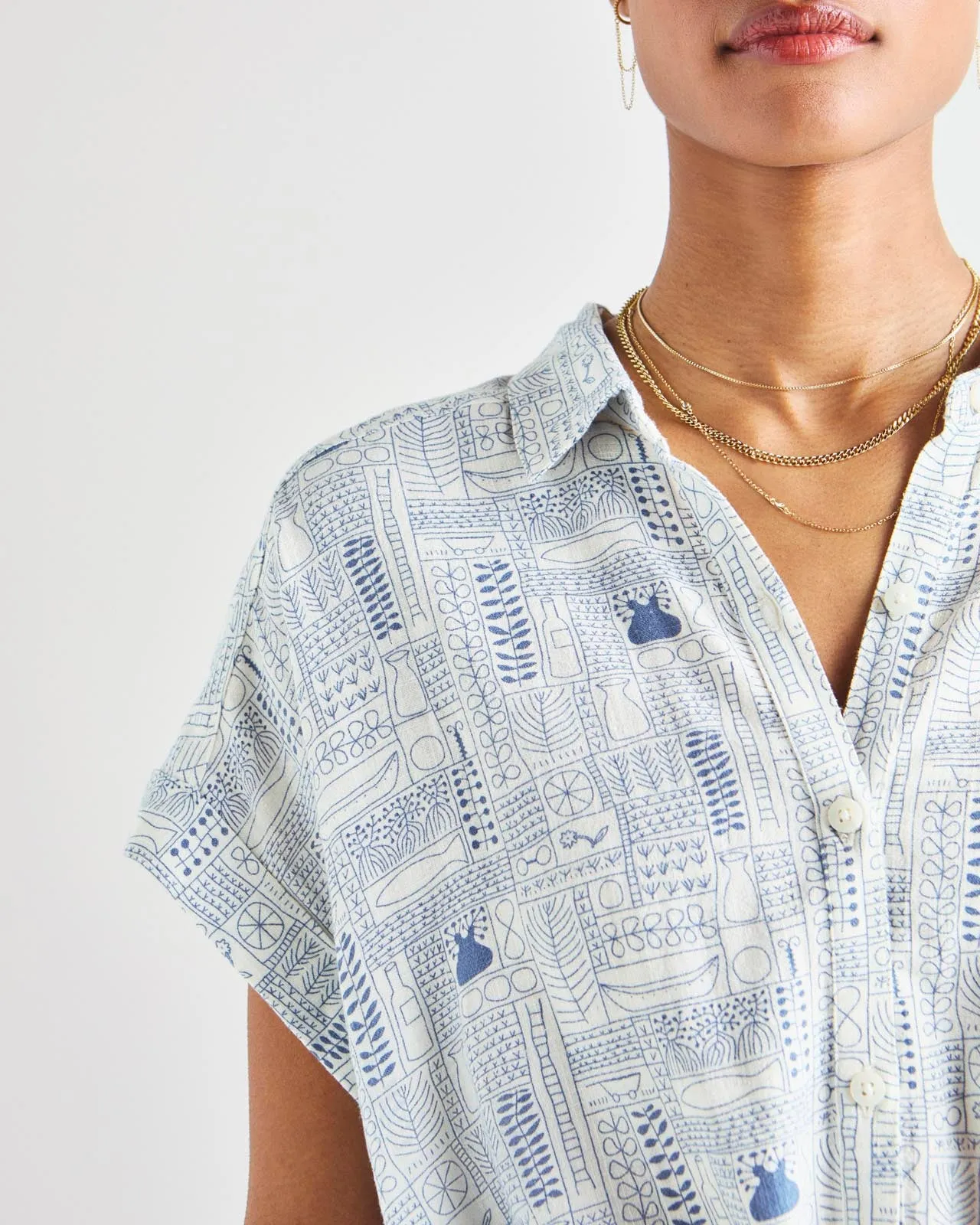 Kathryn Short Sleeve Shirt sold by Splendid product image thumbnail 3