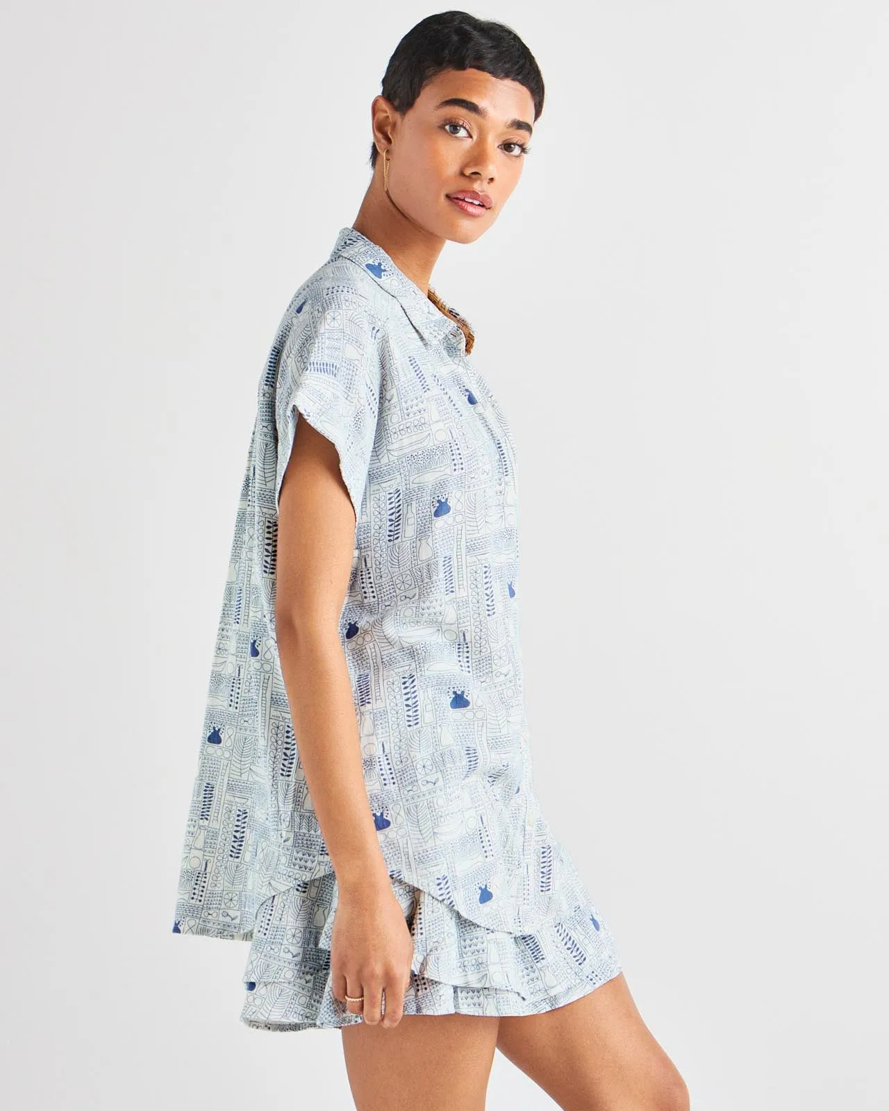 Kathryn Short Sleeve Shirt sold by Splendid product image thumbnail 4