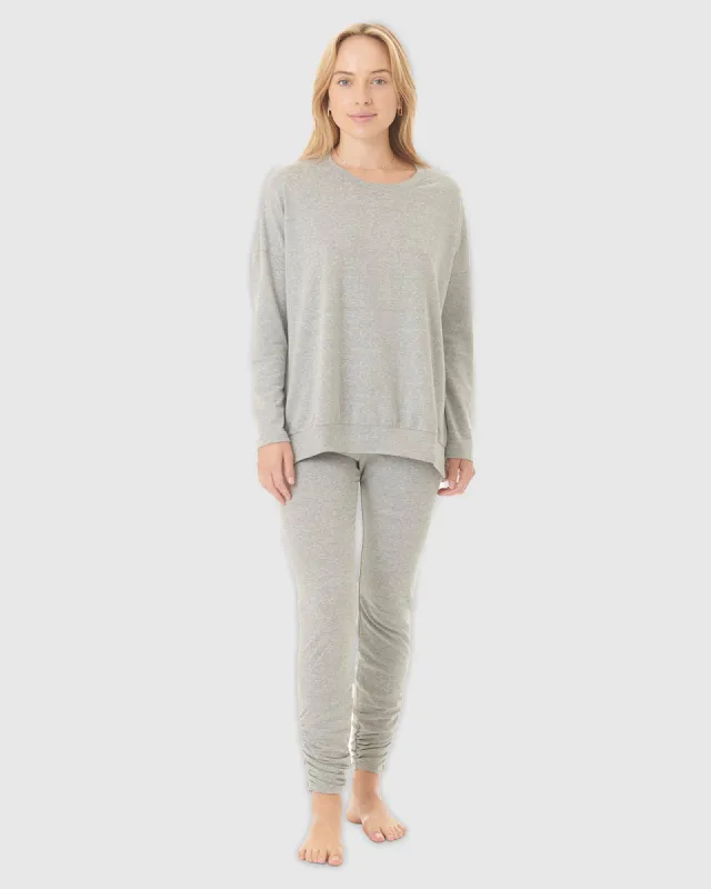 Heavenly Long Sleeve PJ Set sold by Splendid
