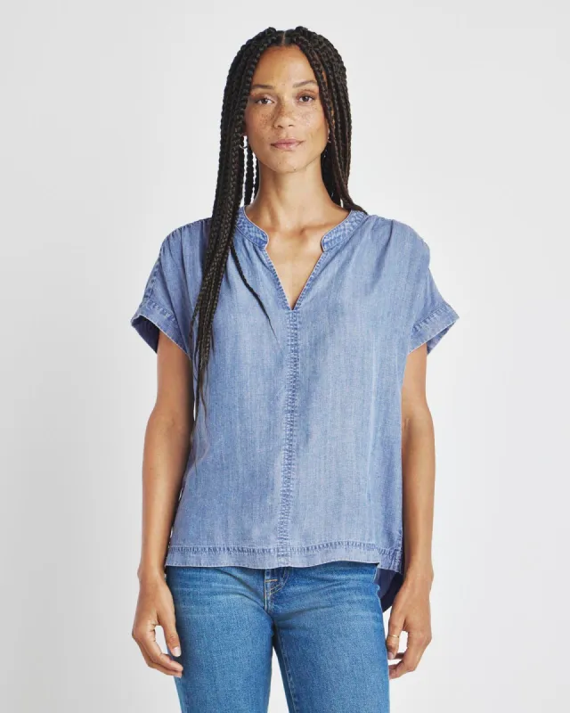 Wynne Indigo Blouse sold by Splendid