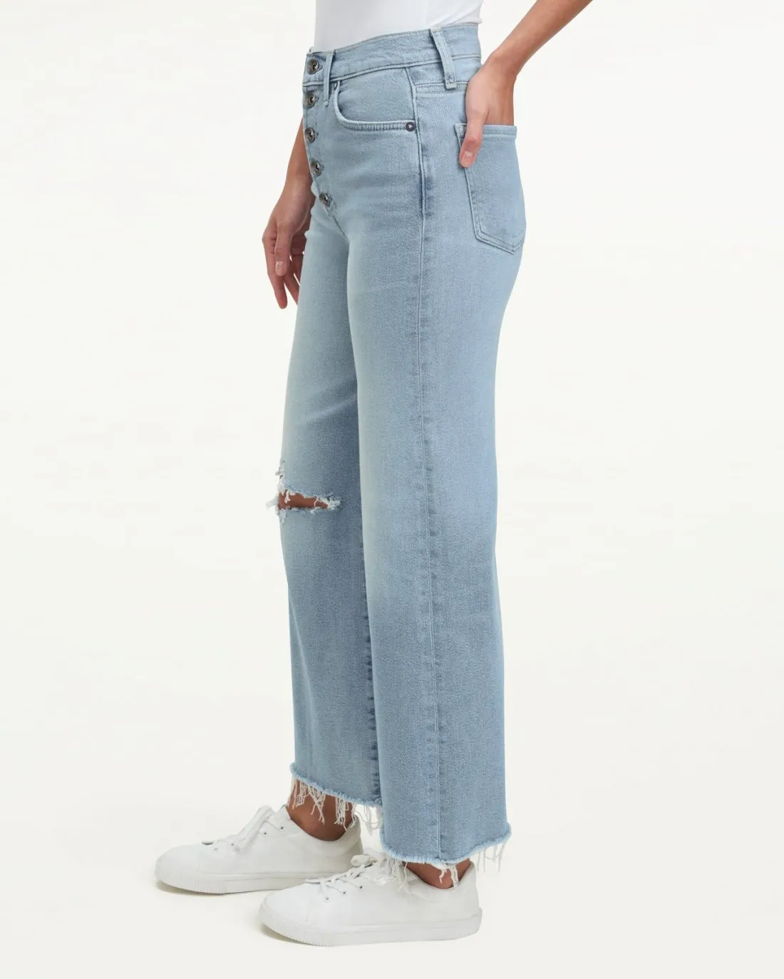 High Waist Crop Wide Leg Jeans sold by Splendid product image thumbnail 3