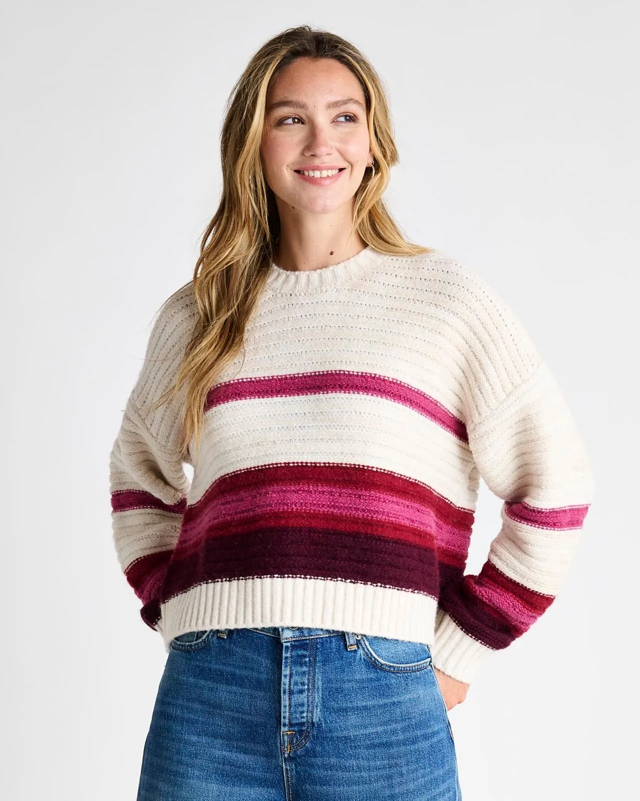 Jenny Stripe Sweater sold by Splendid