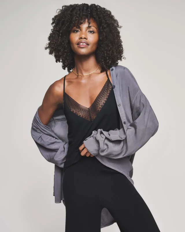 Everywhere LYR Lace Trim Tank sold by Splendid