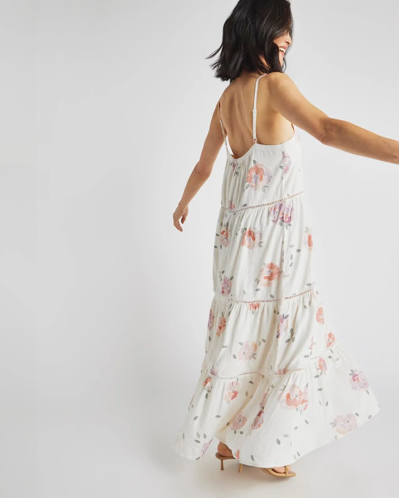 Jaqueline Spring Rose Maxi Dress sold by Splendid product image thumbnail 2