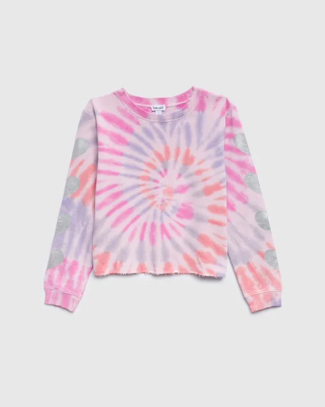 Girls Rainbow Foil Sweatshirt sold by Splendid
