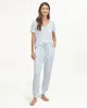 Stay Home V-Neck Jogger Set sold by Splendid
