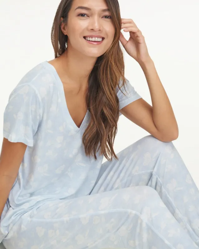 Stay Home V-Neck Jogger Set sold by Splendid