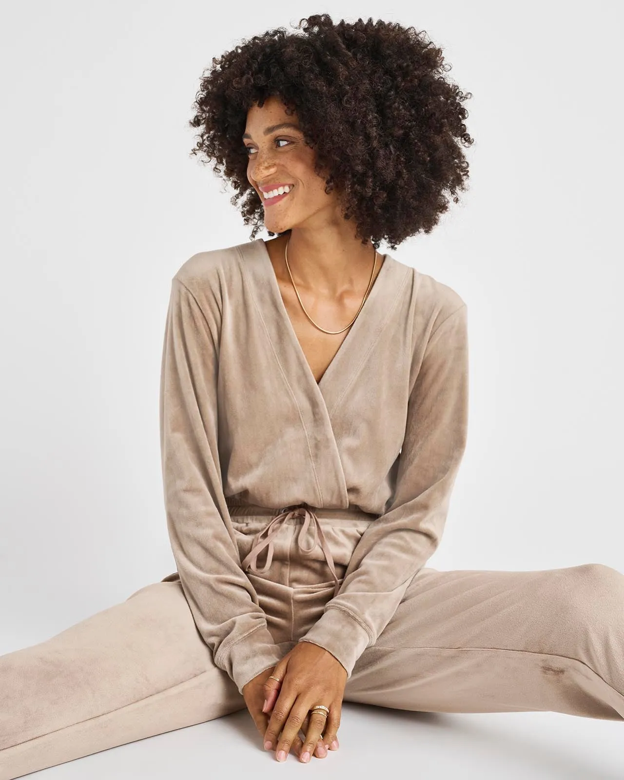 Nicola Velour Jumpsuit sold by Splendid product image thumbnail 5