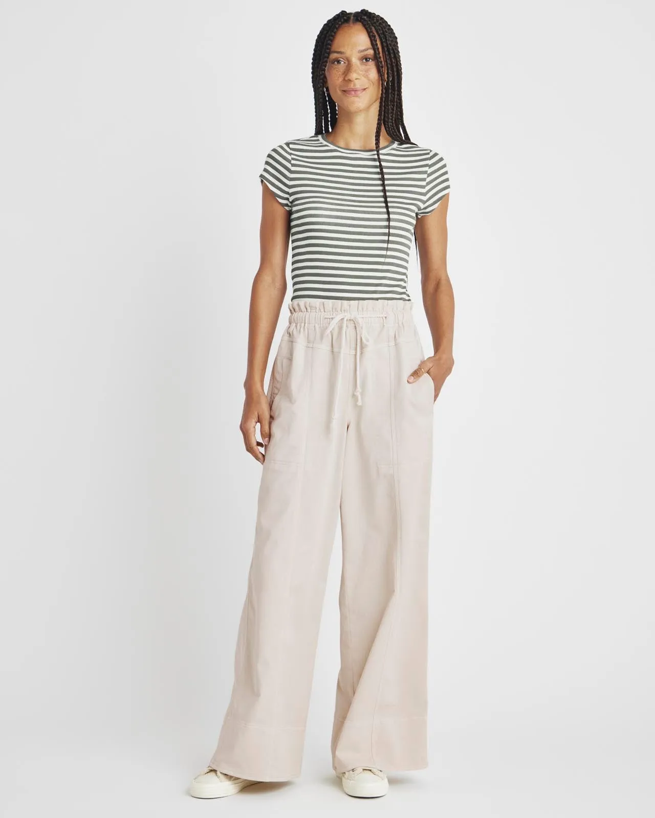 Benson Stripe Short Sleeve Crew Tee sold by Splendid product image thumbnail 3