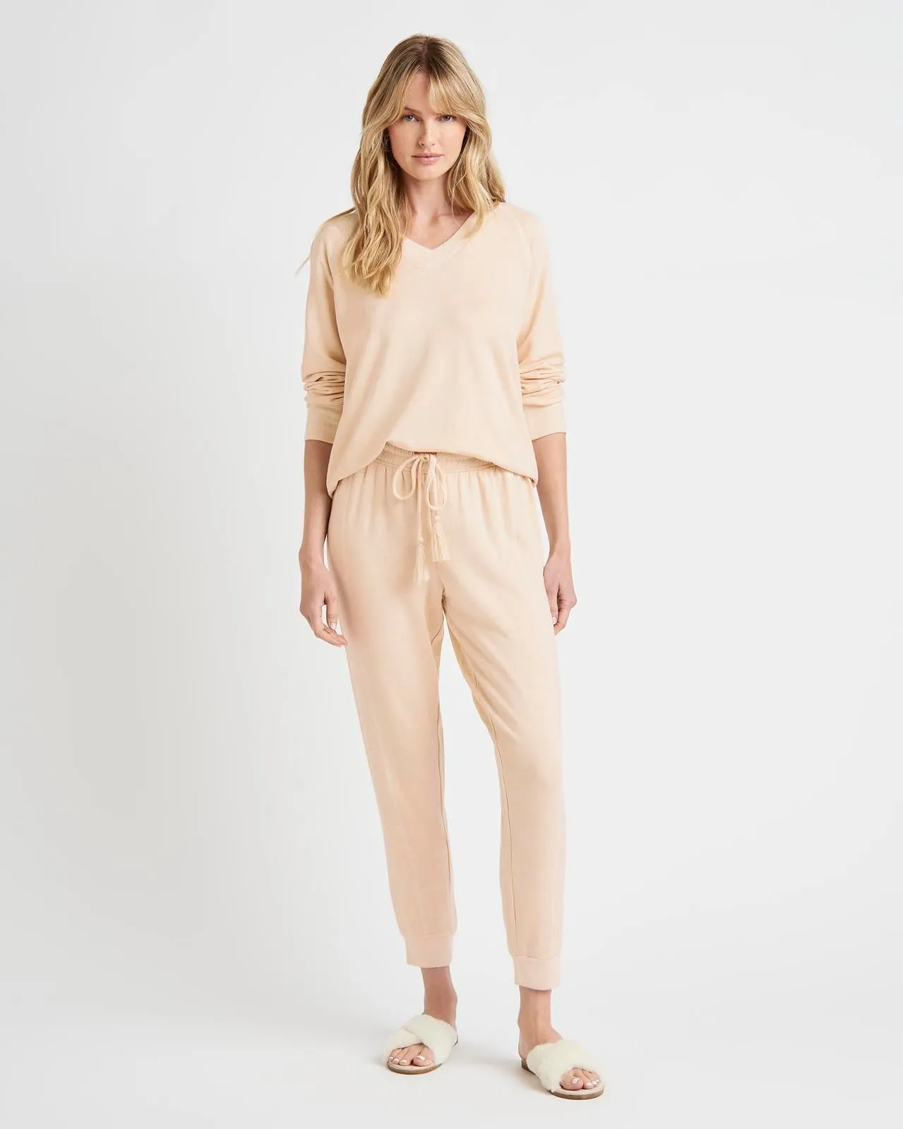 Supersoft V-Neck Sleep Set sold by Splendid