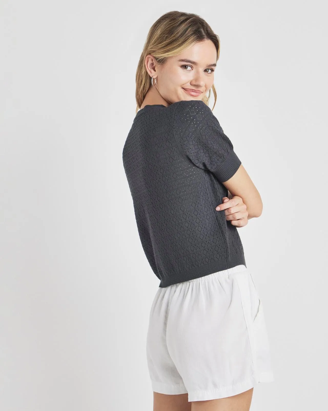 Sadie Short Sleeve Sweater sold by Splendid product image thumbnail 5