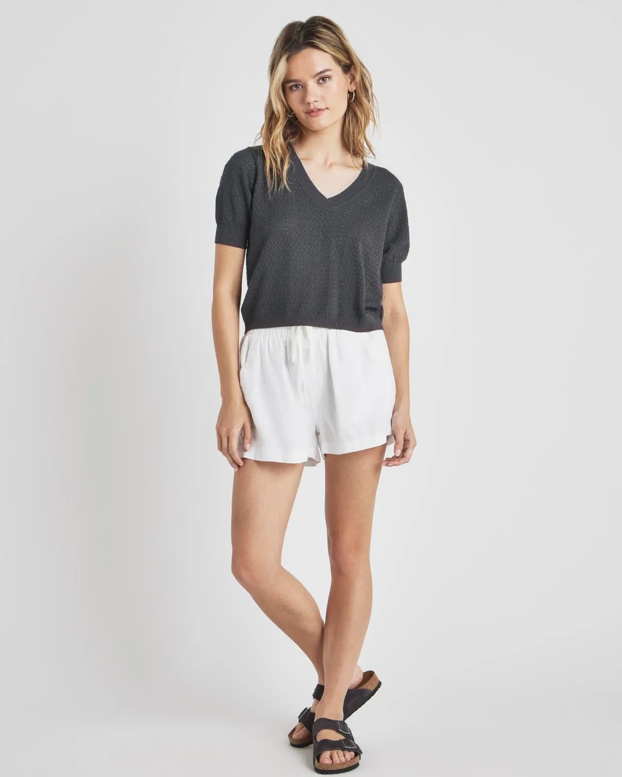 Sadie Short Sleeve Sweater sold by Splendid product image thumbnail 3