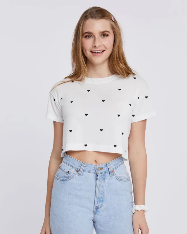 Kiki Embroidered Tee sold by Splendid