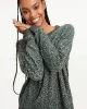 Elora Long Sleeve Jogger Set in Charcoal Leopard sold by Splendid