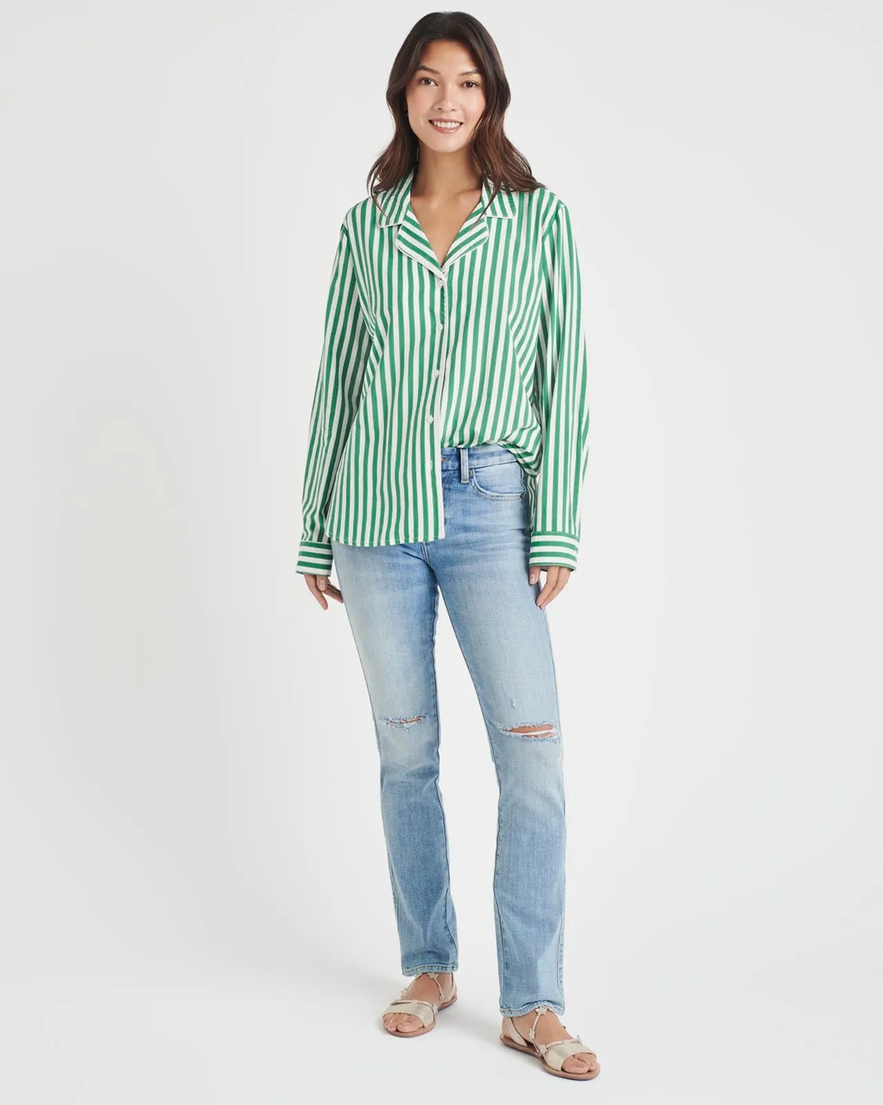 Splendid x Cella Jane Stripe Button Down sold by Splendid product image thumbnail 3