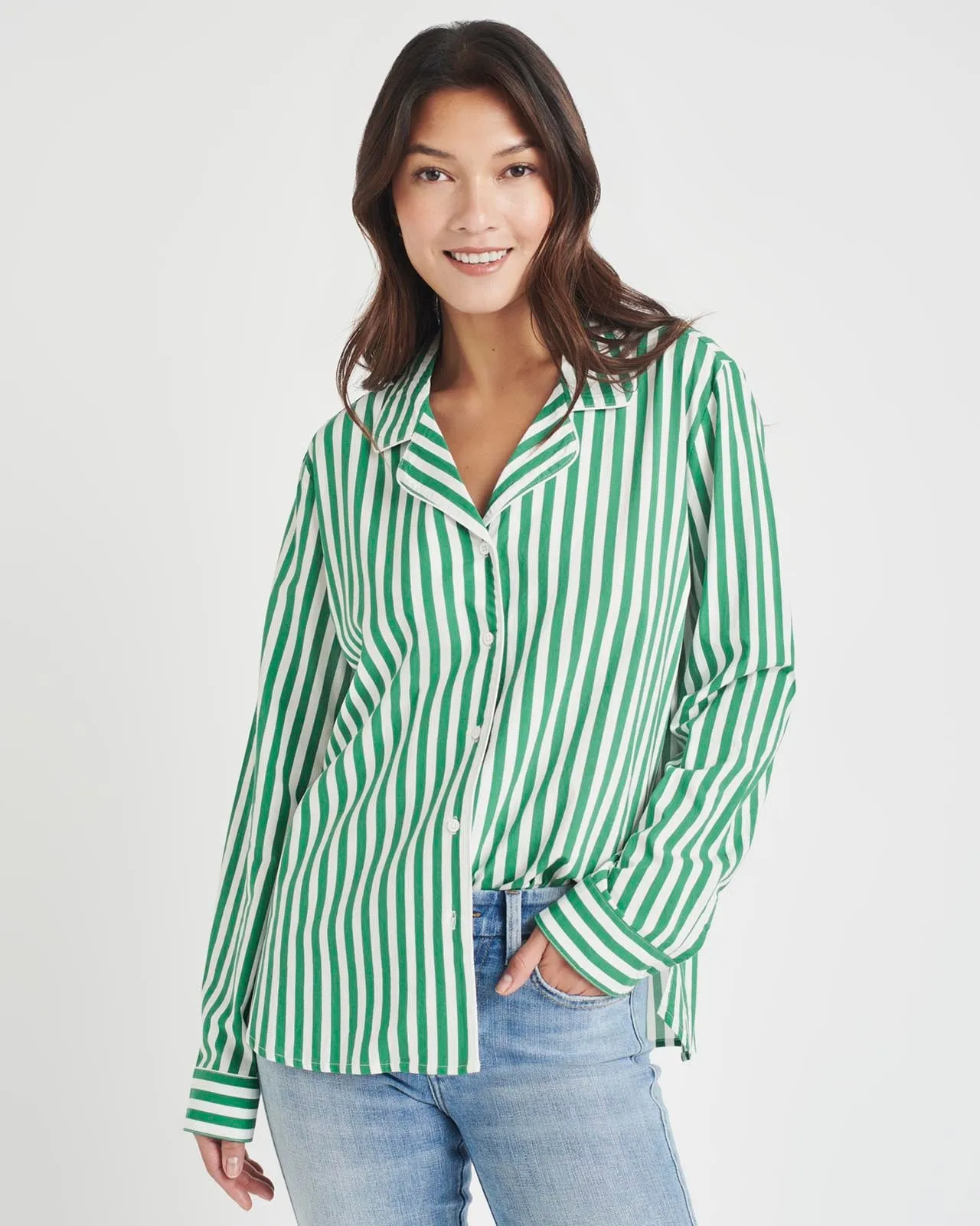 Splendid x Cella Jane Stripe Button Down sold by Splendid product image thumbnail 4