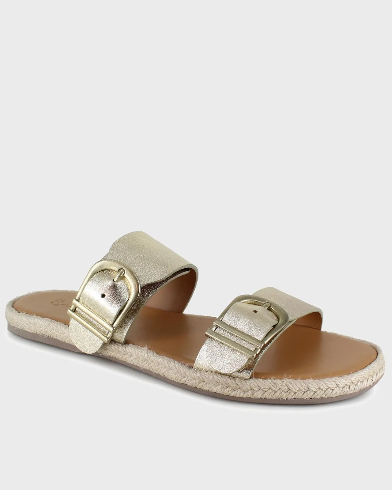 Farrin Slide in Gold sold by Splendid