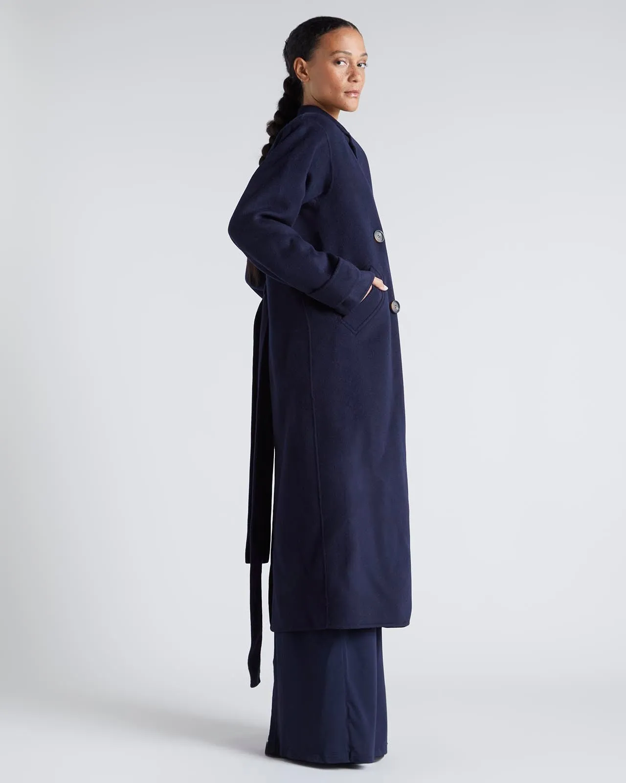Kate Young x Splendid Wool-Cashmere Maxi Coat sold by Splendid product image thumbnail 5