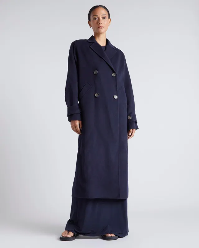 Kate Young x Splendid Wool-Cashmere Maxi Coat made by Splendid