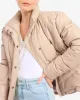 Faux Leather Puffer Jacket sold by Splendid