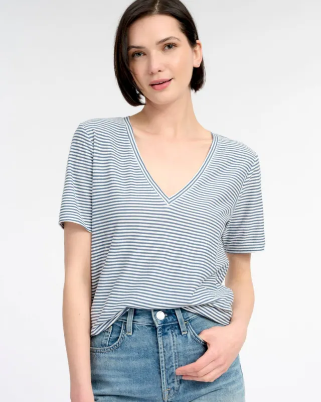 Skyla V-Neck Tee sold by Splendid