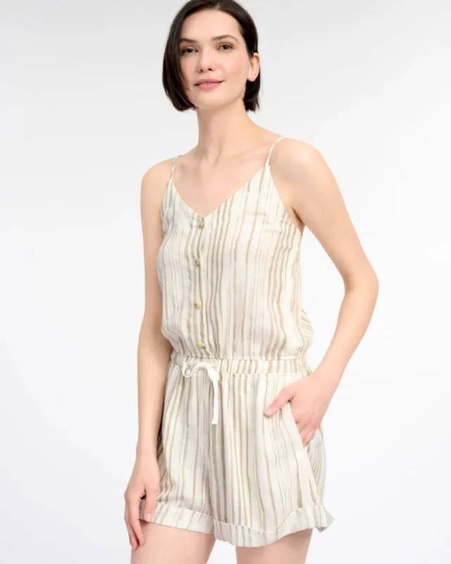 Striped Sedona Romper sold by Splendid