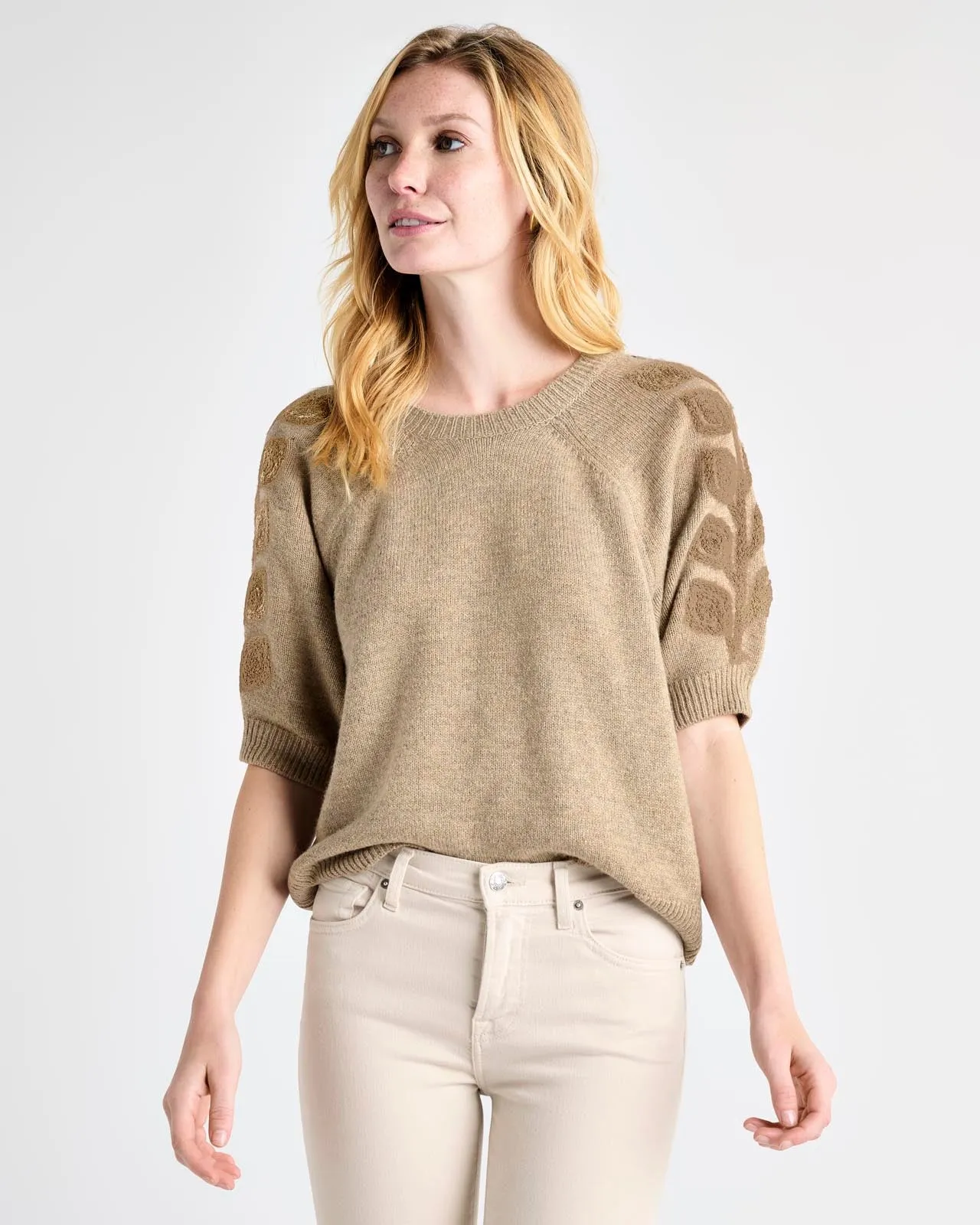 Esme Embroidered Sweater sold by Splendid