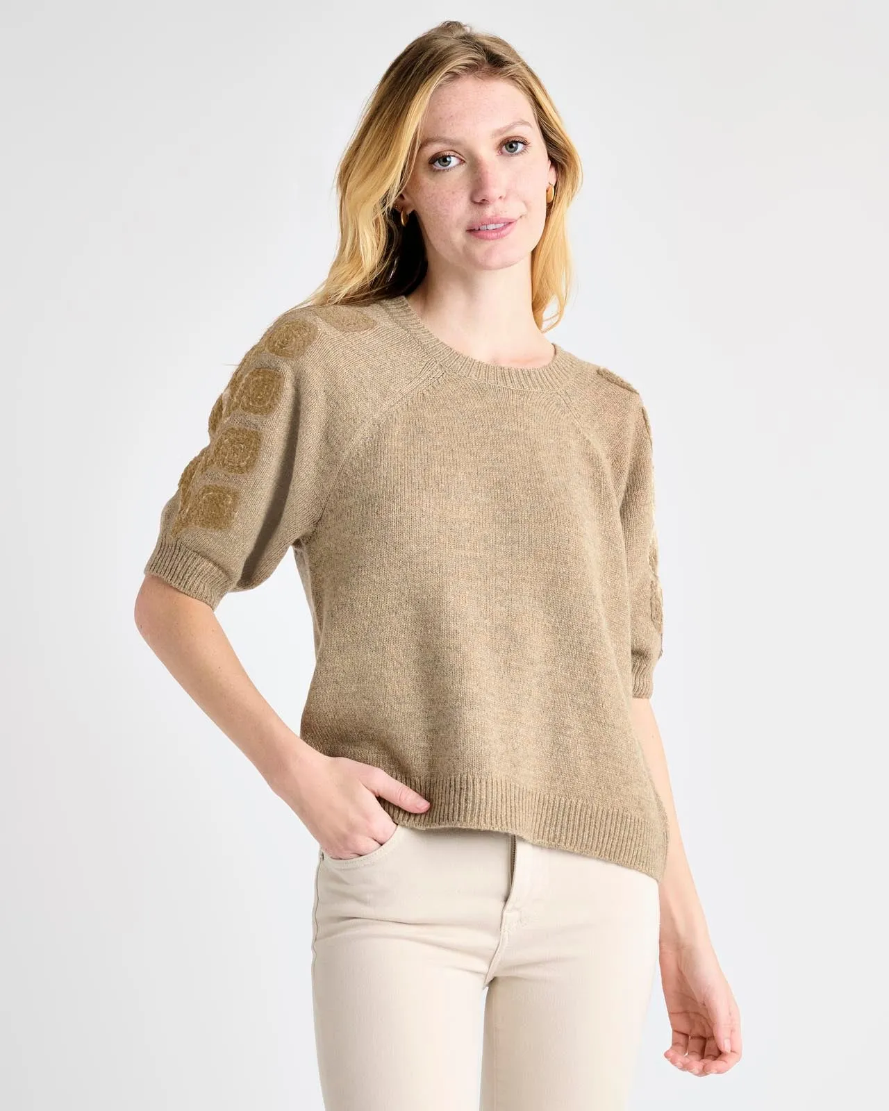 Esme Embroidered Sweater sold by Splendid product image thumbnail 5
