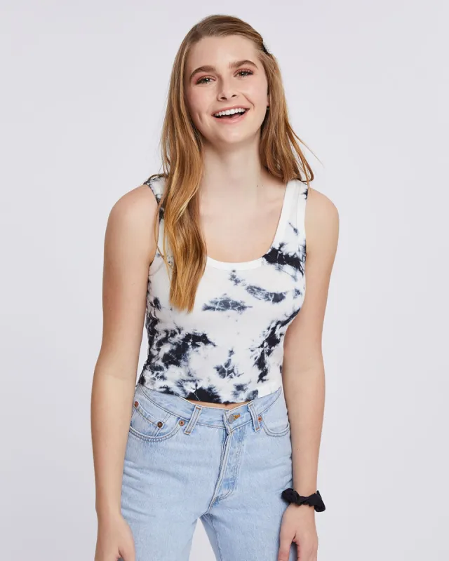 Del Ray Tie Dye Tank sold by Splendid