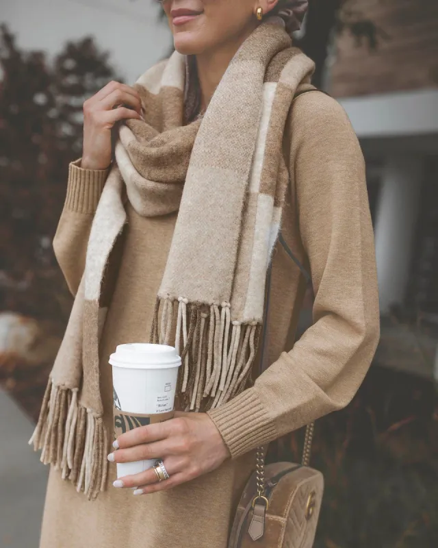 Splendid x Cella Jane Plaid Scarf sold by Splendid