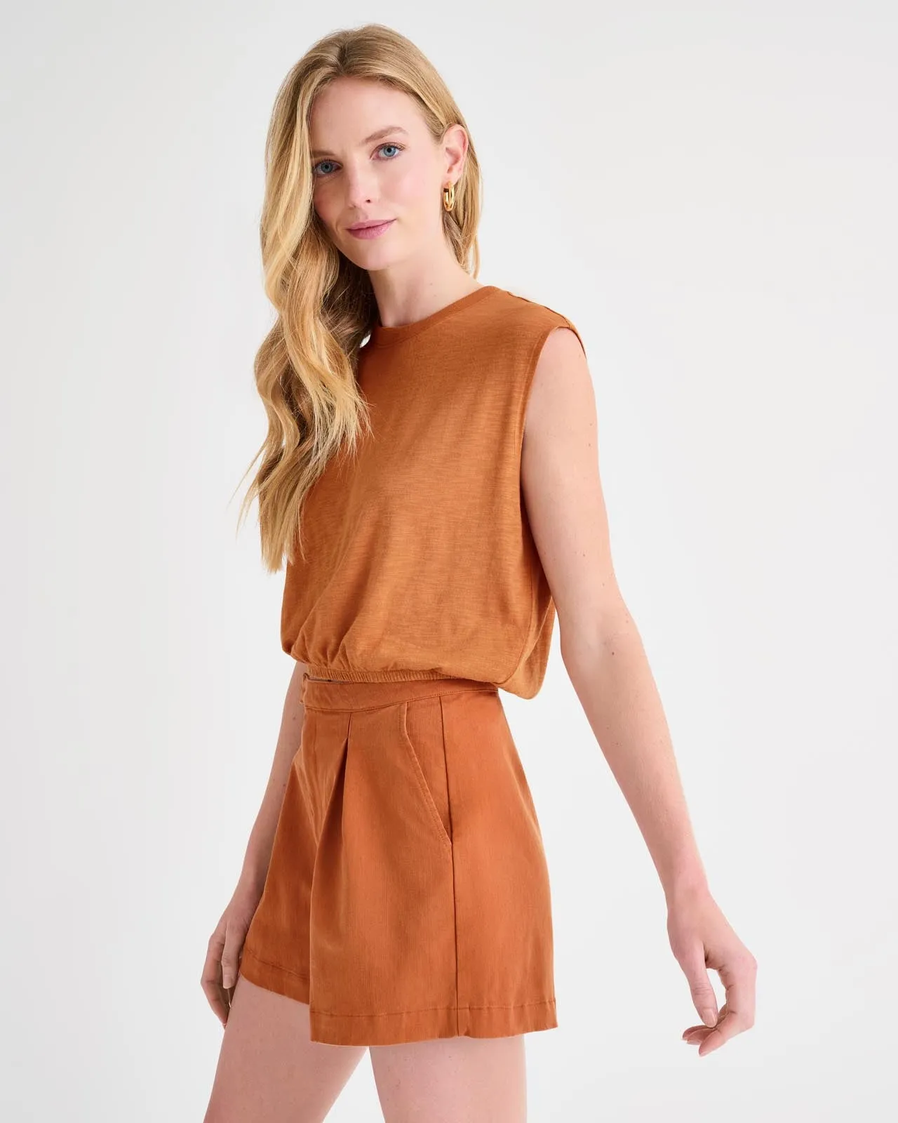 Splendid x Rachelove Elastic Waist Tank sold by Splendid product image thumbnail 5