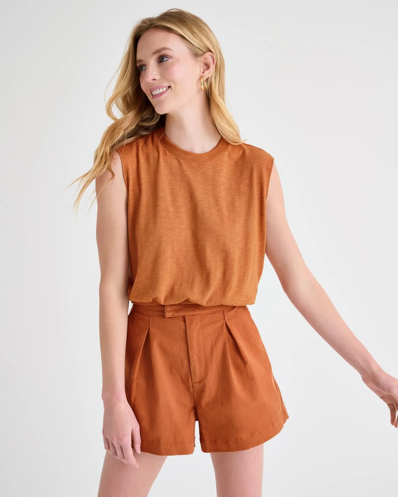 Splendid x Rachelove Elastic Waist Tank sold by Splendid product image thumbnail 2