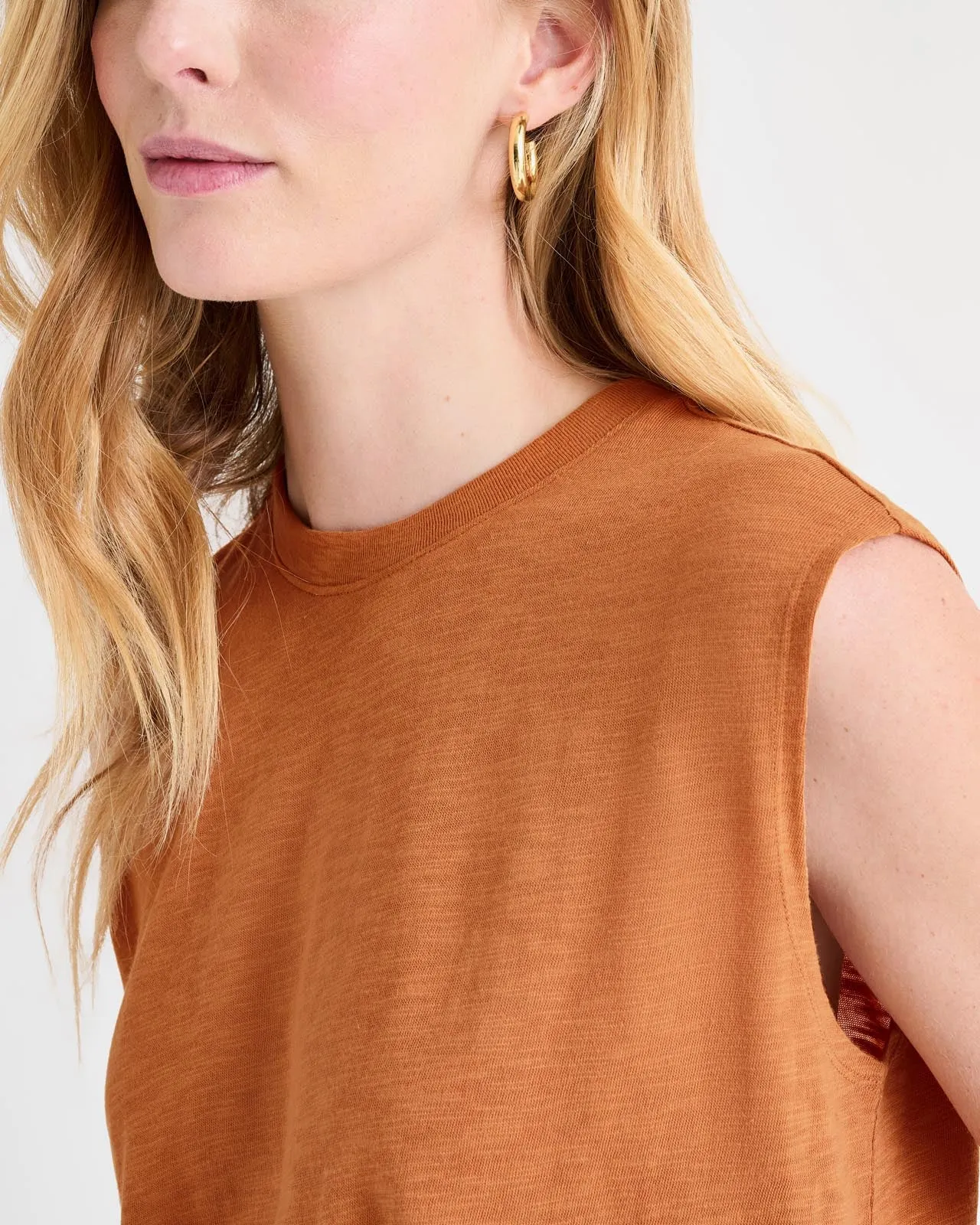 Splendid x Rachelove Elastic Waist Tank sold by Splendid product image thumbnail 3