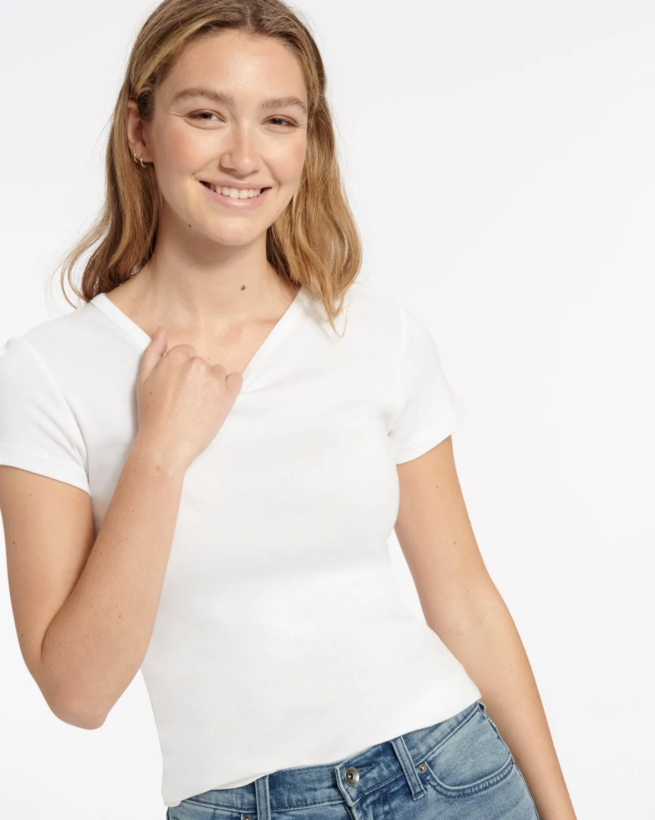 Abbie Crewneck Tee sold by Splendid product image thumbnail 3