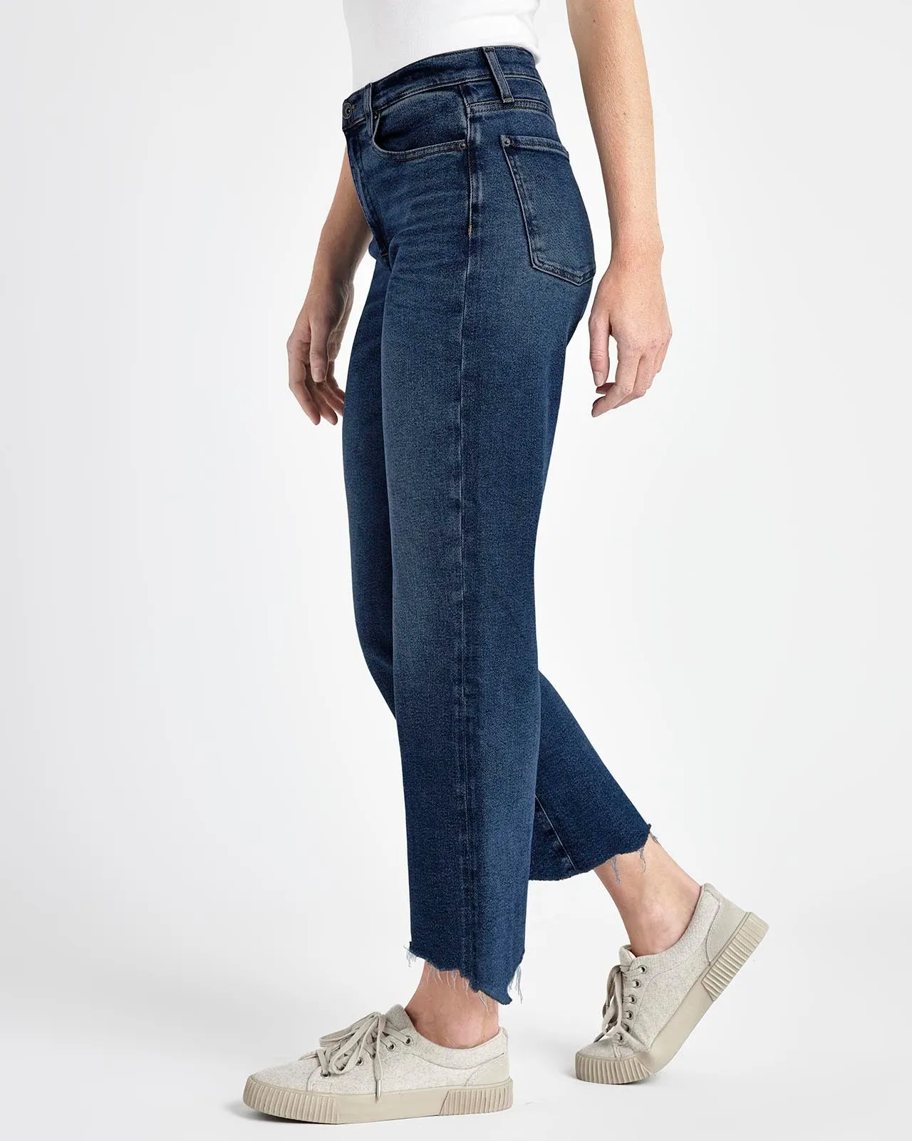 High Waist Raw Hem Stretch Jean sold by Splendid product image thumbnail 4