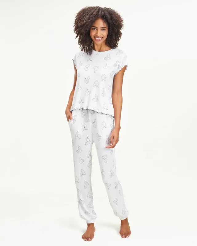 Nellie Ribbed Jogger Sleep Set sold by Splendid