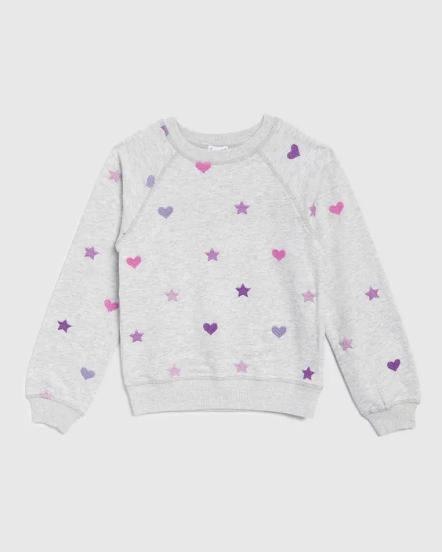 Girls Funfetti Multi Sweatshirt sold by Splendid