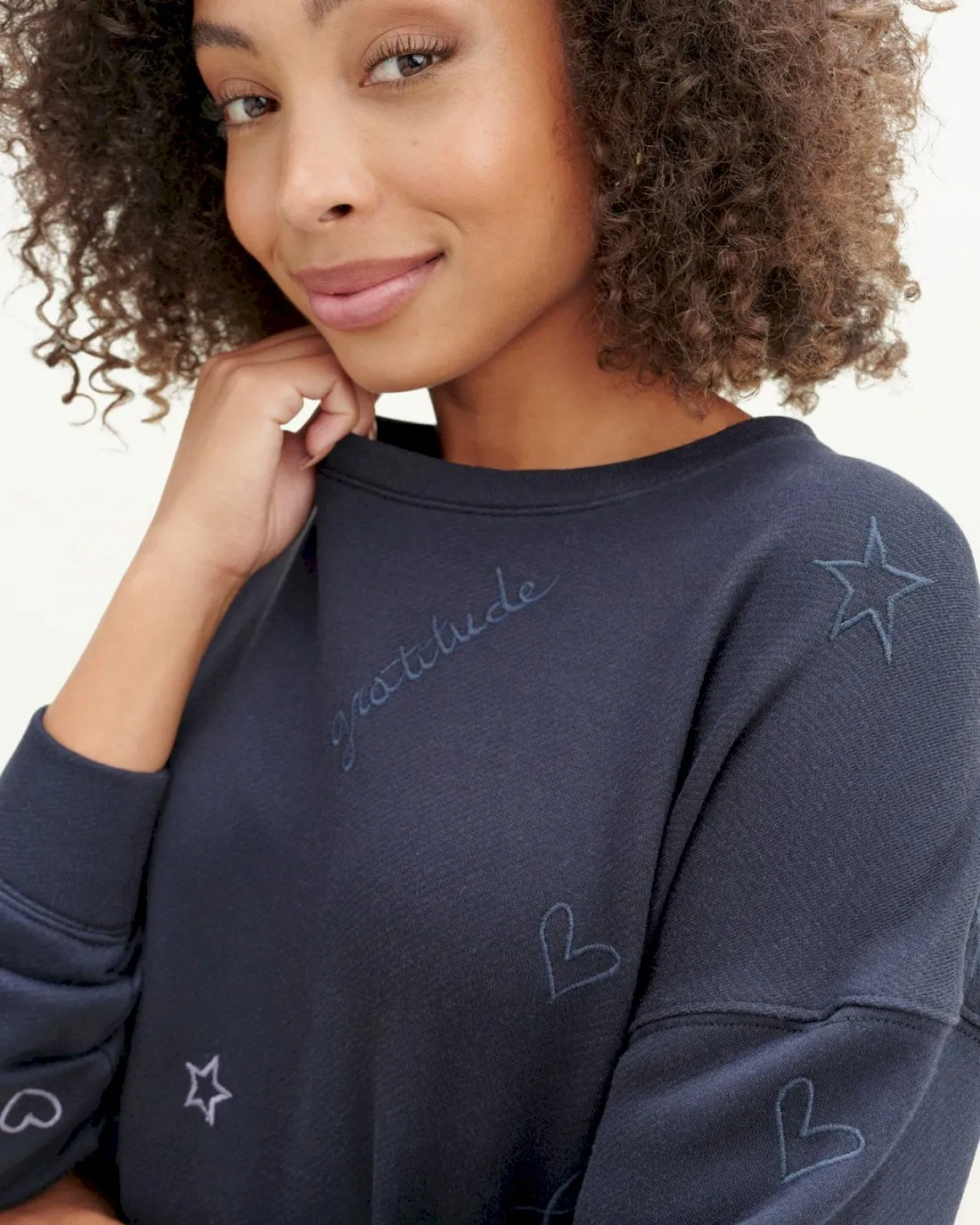 Virtue Embroidered Pullover sold by Splendid product image thumbnail 3