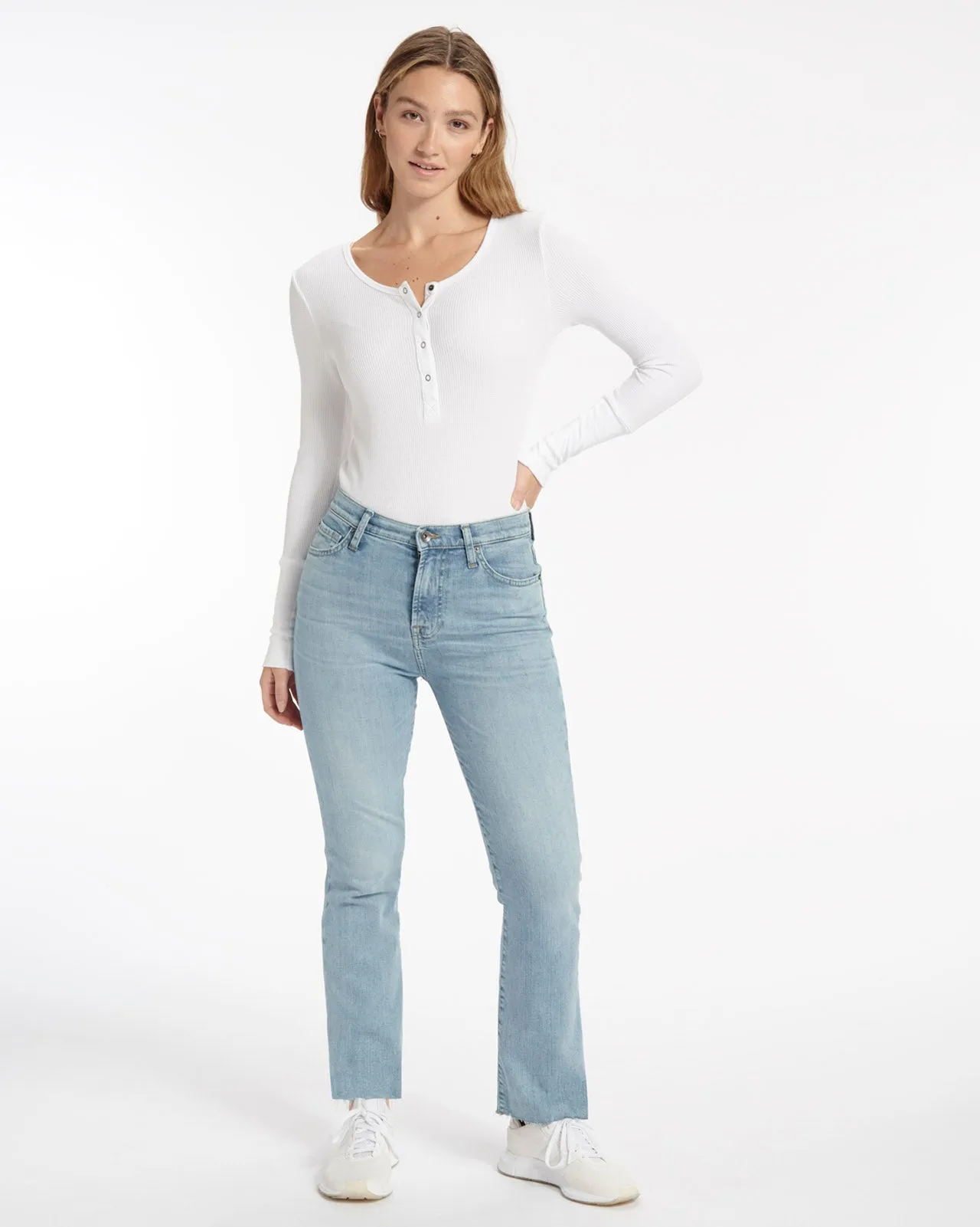 High Waist Slim Kick Jean sold by Splendid product image thumbnail 2