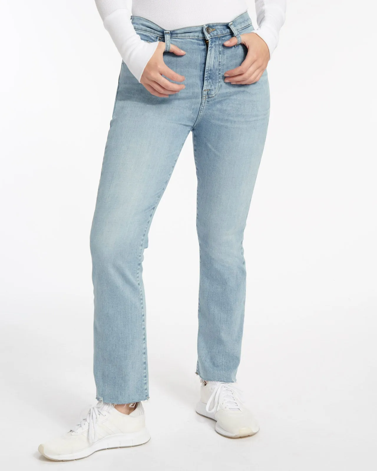 High Waist Slim Kick Jean sold by Splendid