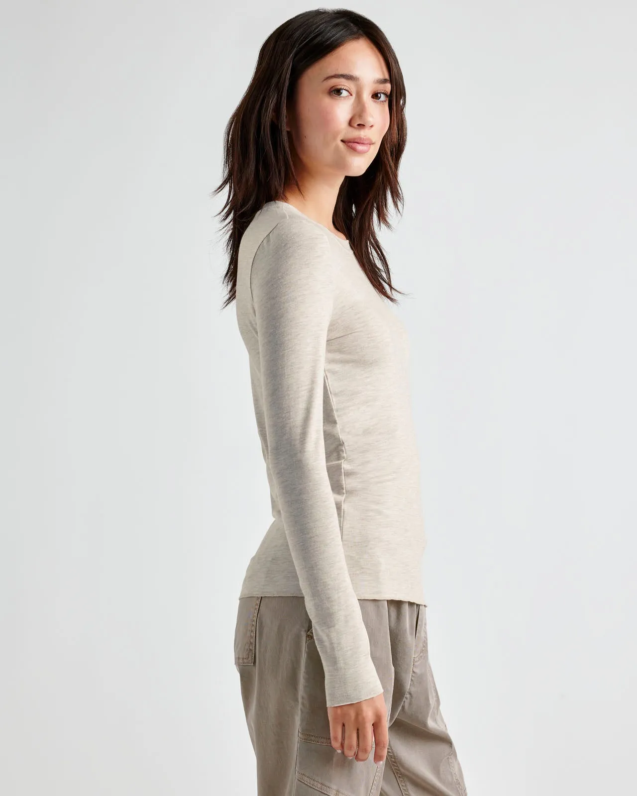 Bamboo Long Sleeve Tee sold by Splendid product image thumbnail 4