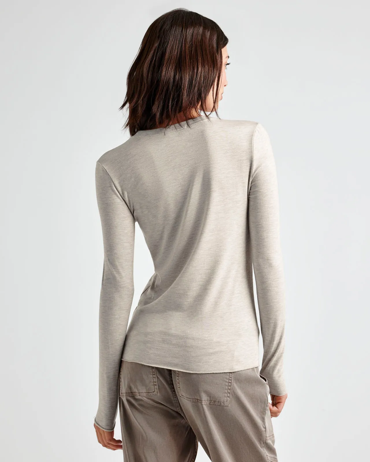 Bamboo Long Sleeve Tee sold by Splendid product image thumbnail 5