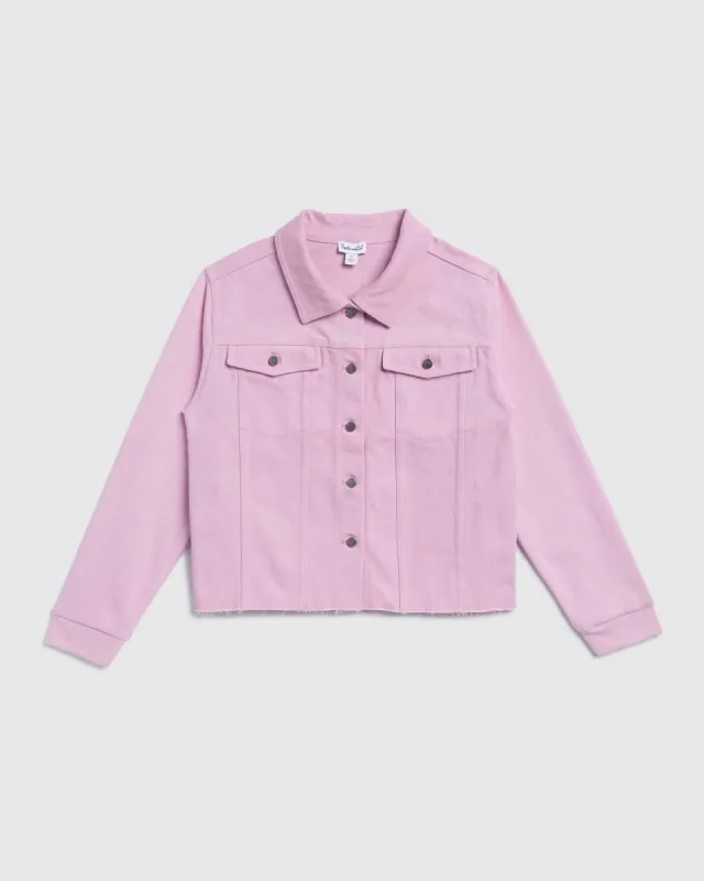 Girls Peony Twill Jacket sold by Splendid