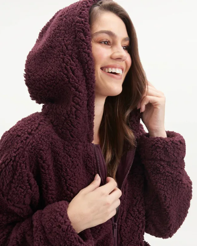 Brandy Sherpa Jacket made by Splendid