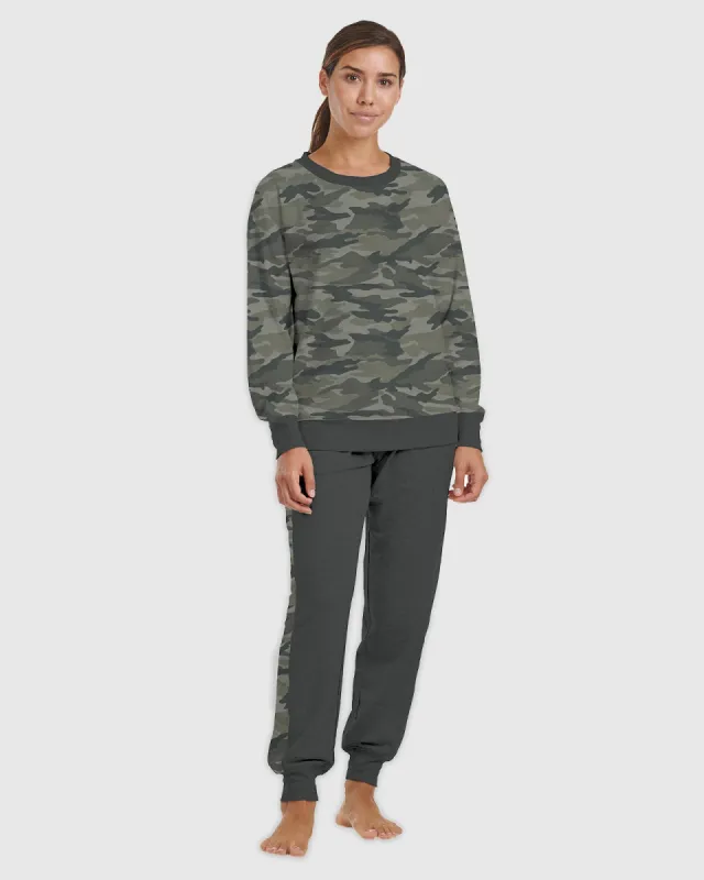 Camo Dark Shadow Wesport Sleep Set sold by Splendid