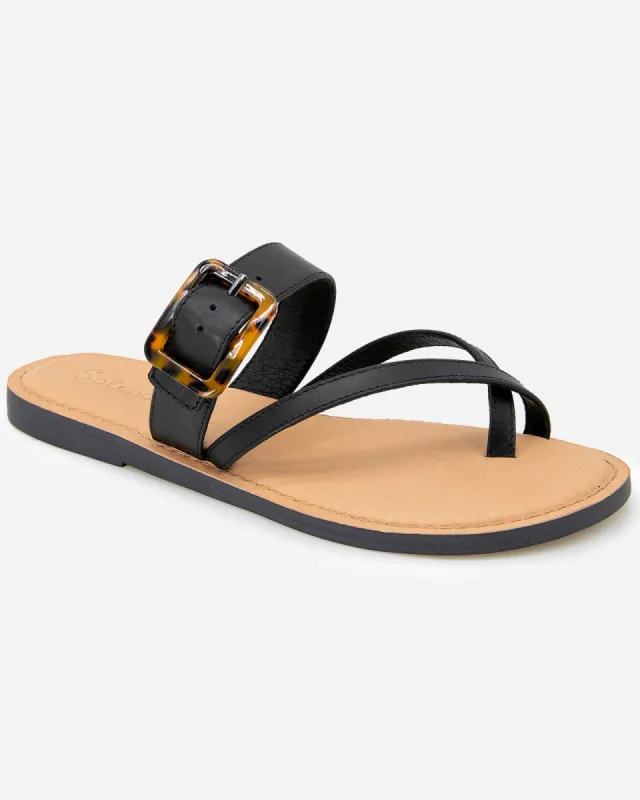 Sutton Sandal in Black sold by Splendid
