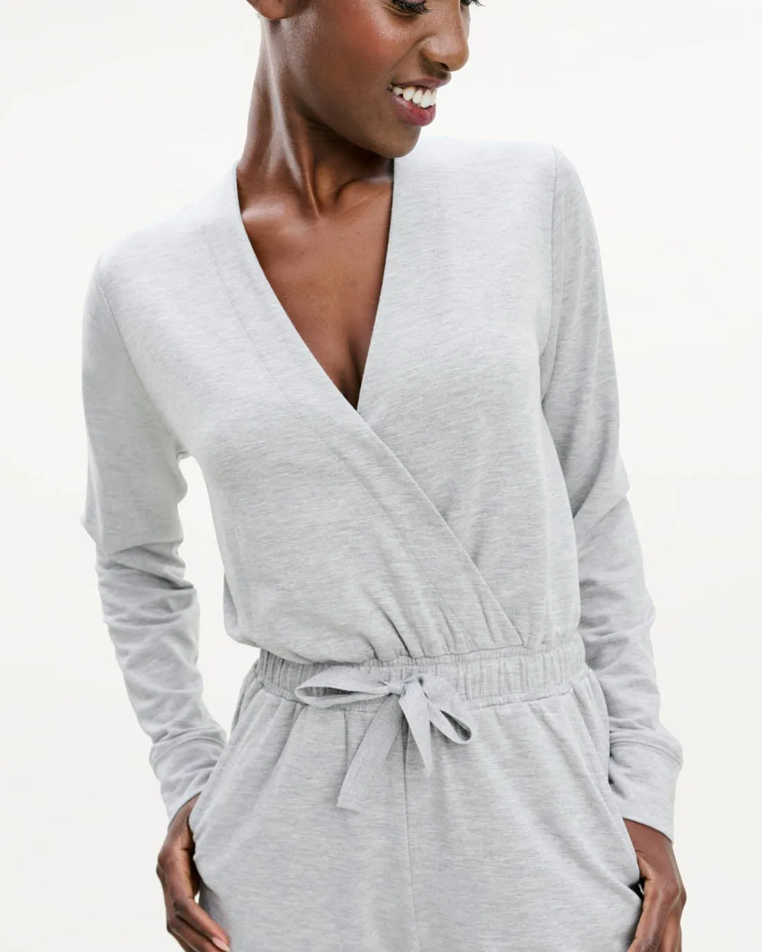 Splendid x Cella Jane Supersoft Surplice Jumpsuit sold by Splendid product image thumbnail 3