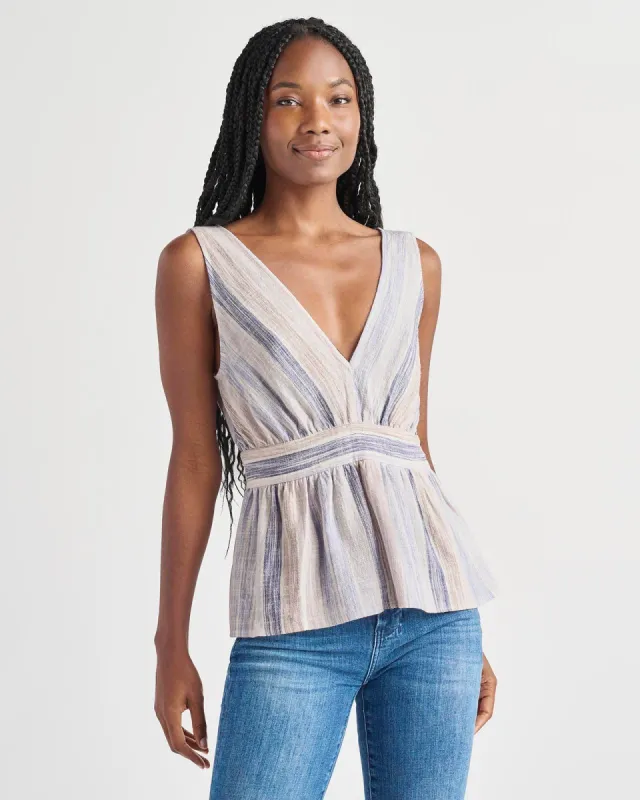 Jade V-Neck Tank sold by Splendid