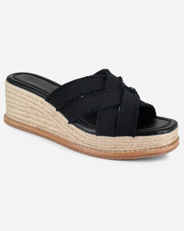 Delliny Wedge in Black sold by Splendid