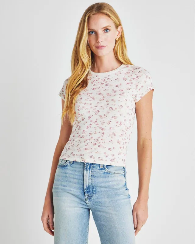 Candice Short Sleeve Crew Tee sold by Splendid